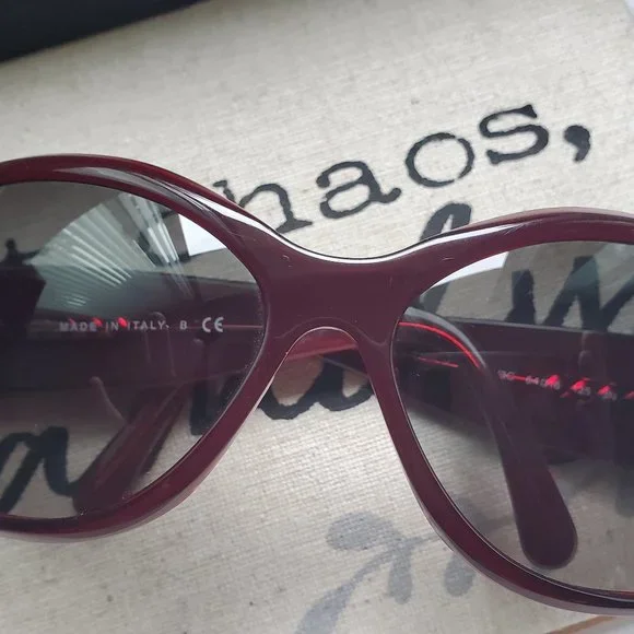 Chanel Red Sunglasses